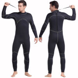 Men`S Long Sleeve Wetsuit with Nylon Both Sides